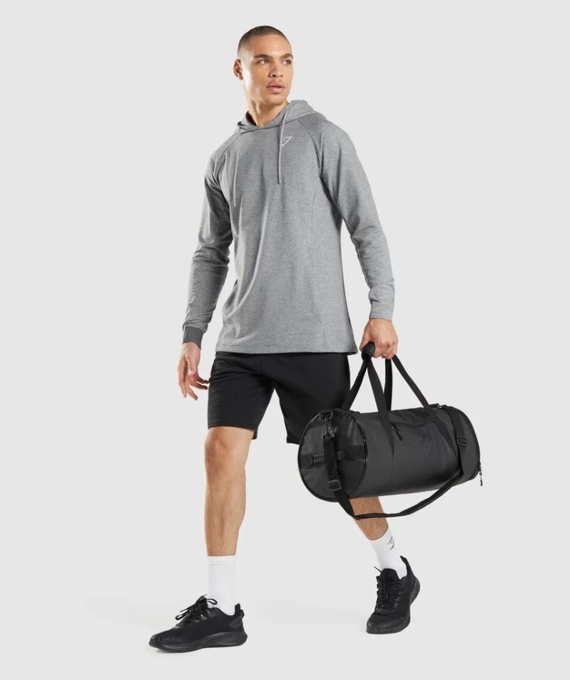 Gymshark Barrel Sports Bag Black | NZ 9TRFGW